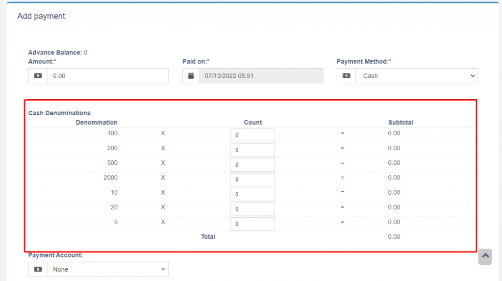 Cash Denomination Ultimate Fosters