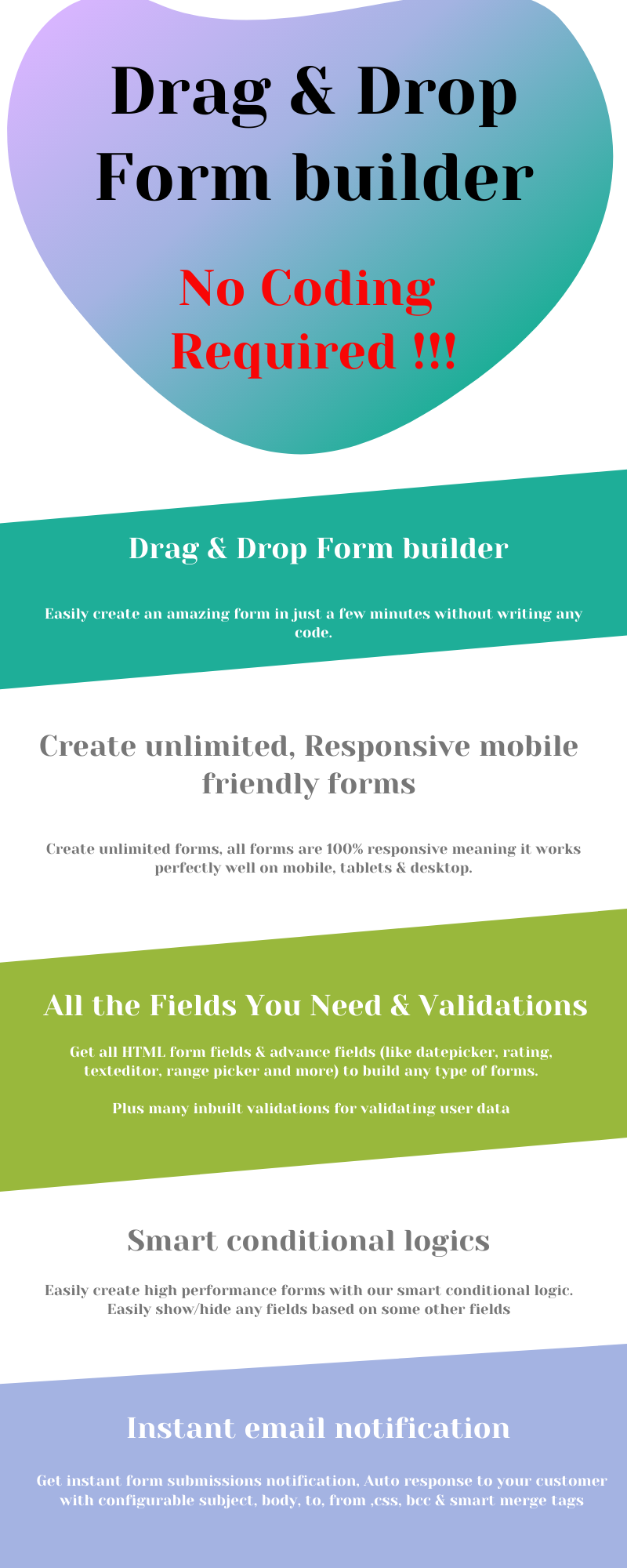 Multi-Purpose Form Generator & docusign (All types of forms) with SaaS - 1